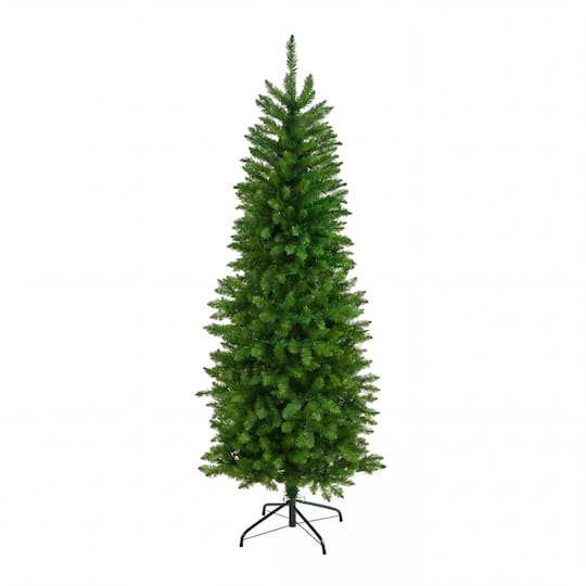 Nearly Natural 6Ft Artificial Slim Green Mountain Pine Christmas Tree | 6 ft | Michaels®